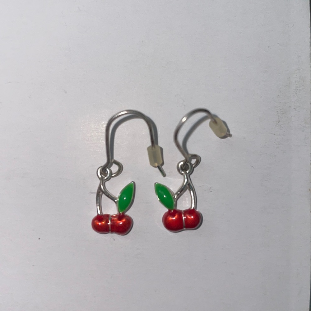 Vintage Cherry Earrings